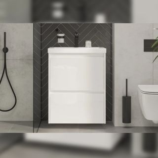 Тумба под раковину подвесная Velvex Klaufs tp.KLA.COM.60.2Y, 60 см